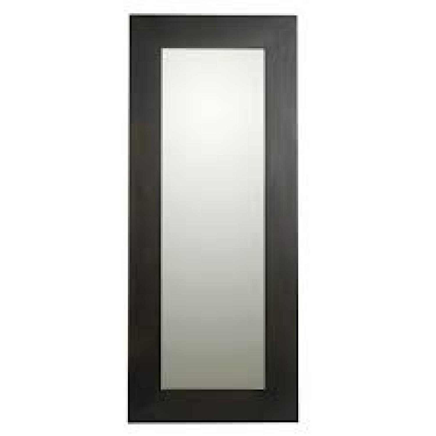 West Elm Wood Leaning Floor Mirror AptDeco