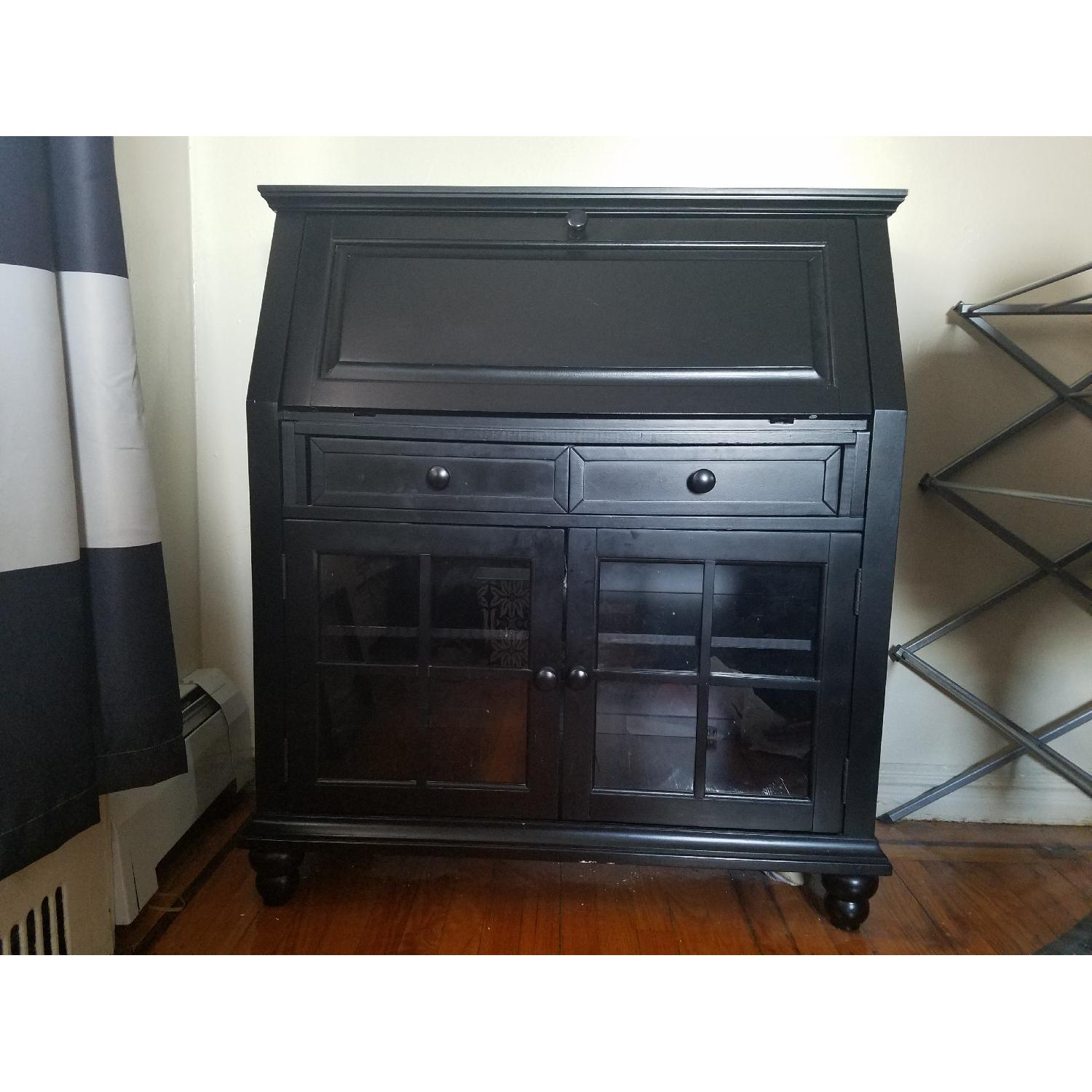 Hillsdale Furniture Black Secretary Desk - image-1