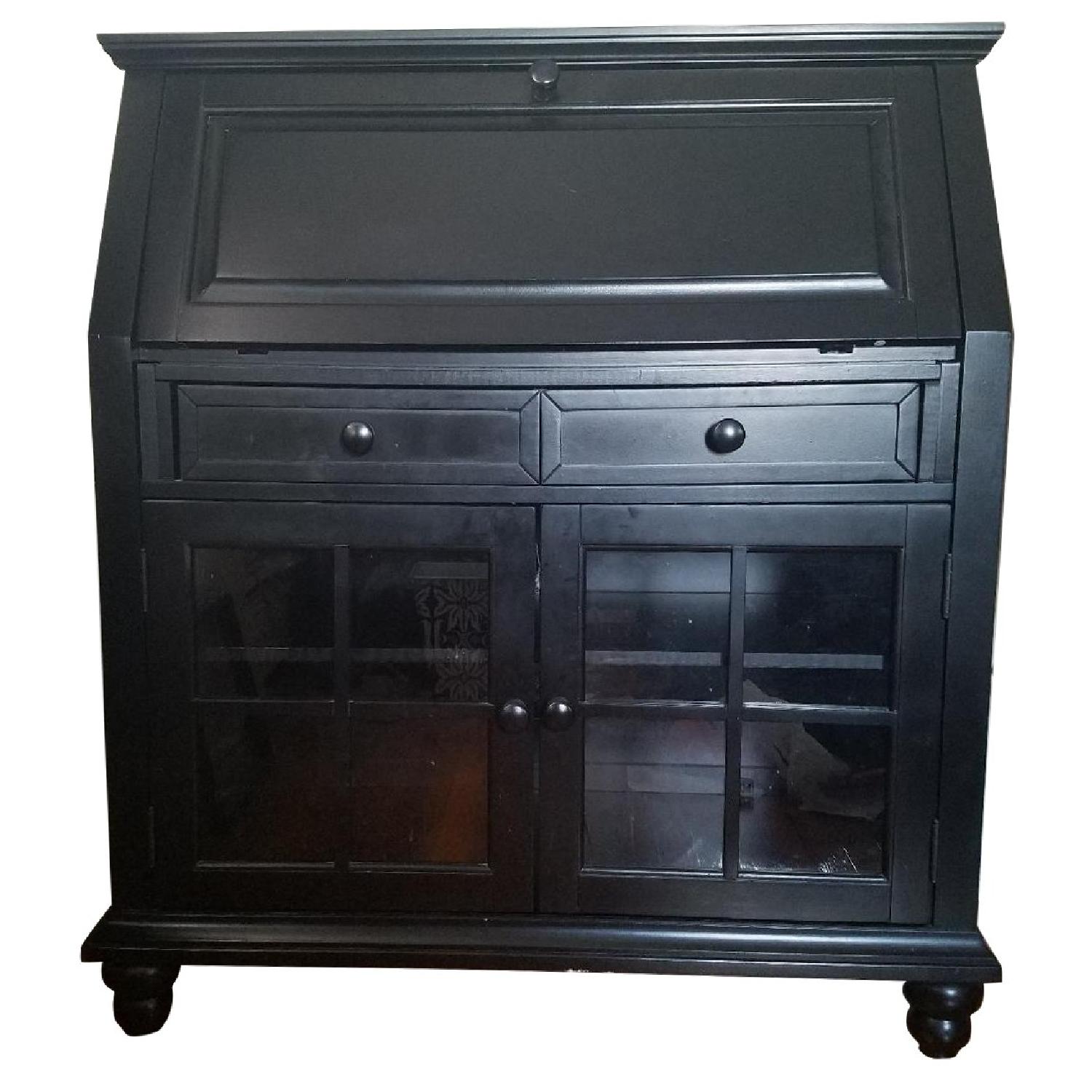 Hillsdale Furniture Black Secretary Desk - image-0