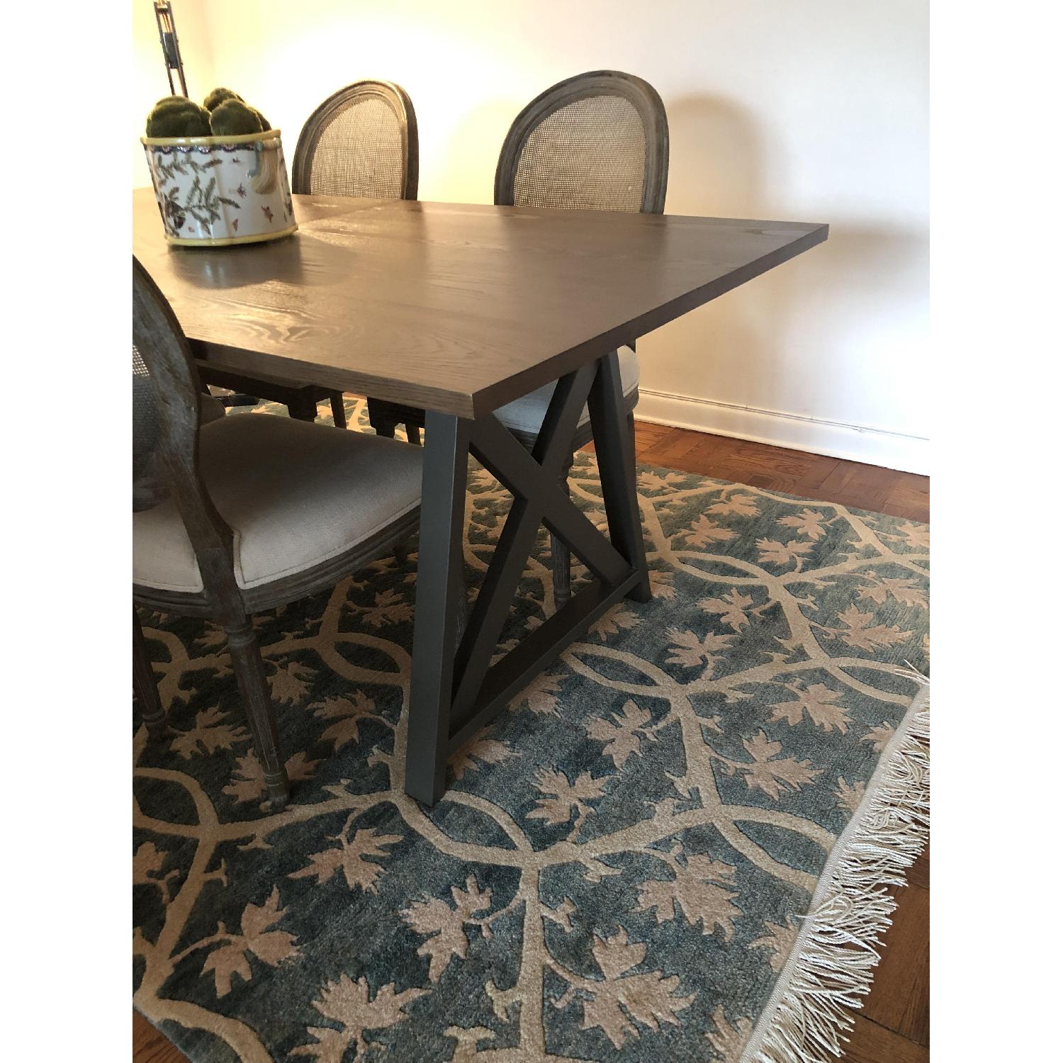 Crate & Barrel Expandable Dining Table - image-4