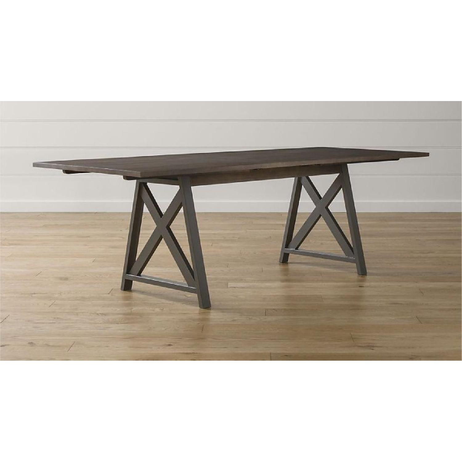 Crate & Barrel Expandable Dining Table - image-5