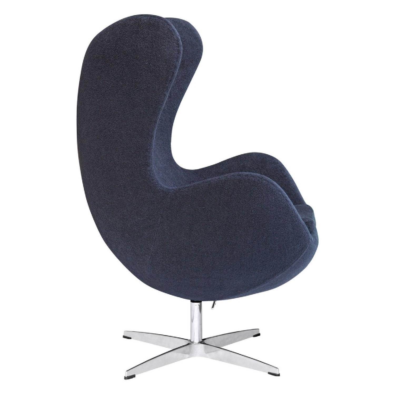 Manhattan Home Design Egg Style Lounge Chair Replica - image-3