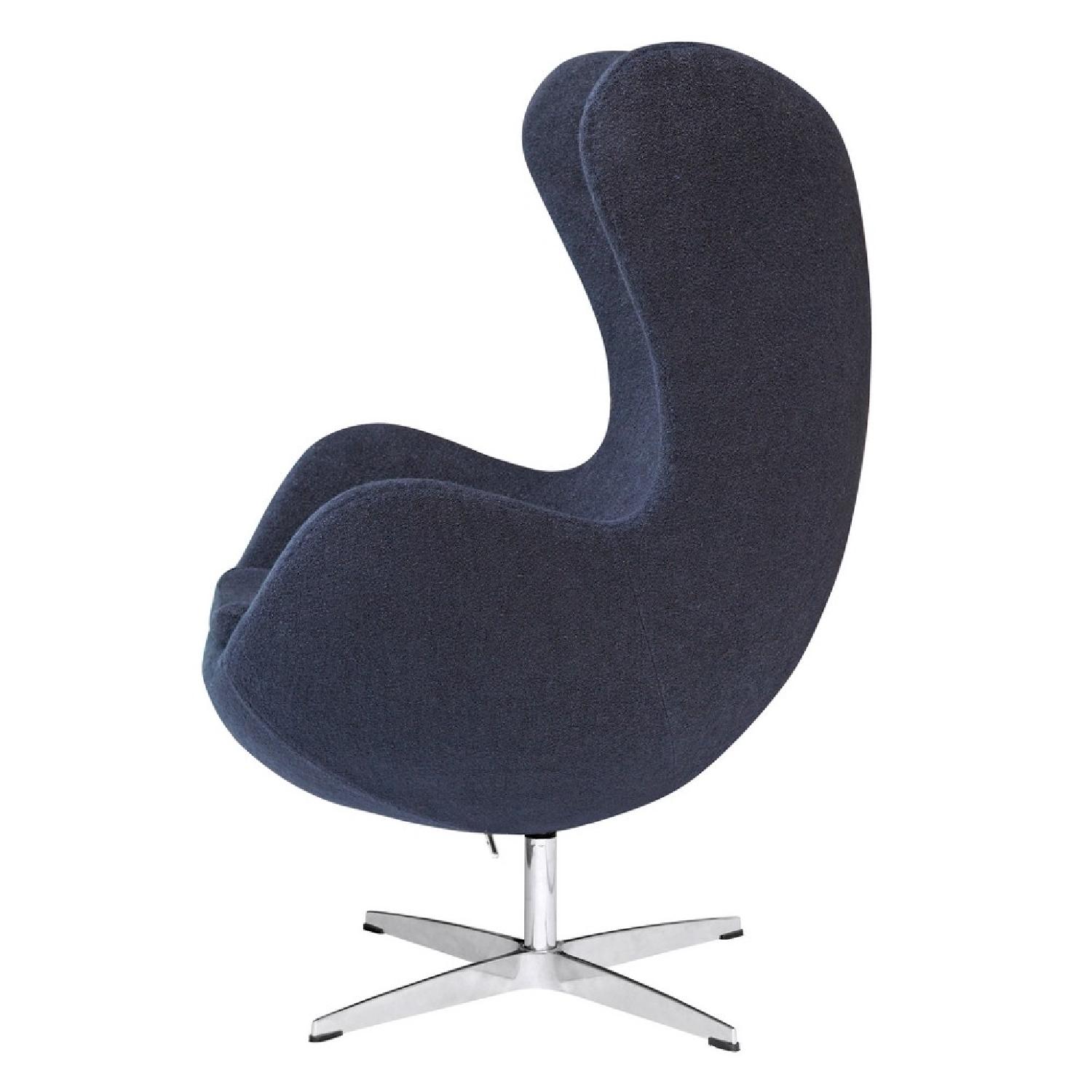 Manhattan Home Design Egg Style Lounge Chair Replica - image-5