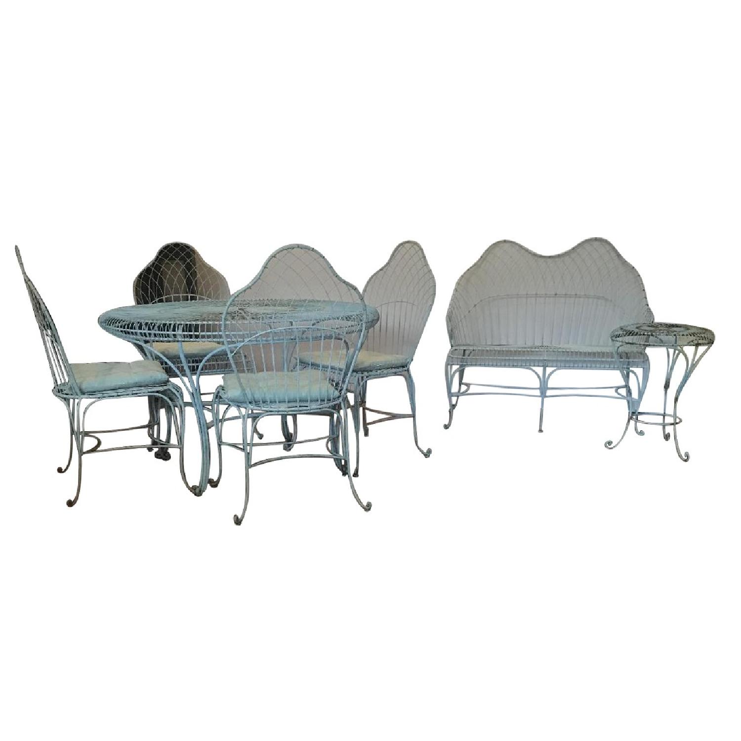 Grange Wrought Iron 5-Piece Garden/Patio Dining Set - image-0