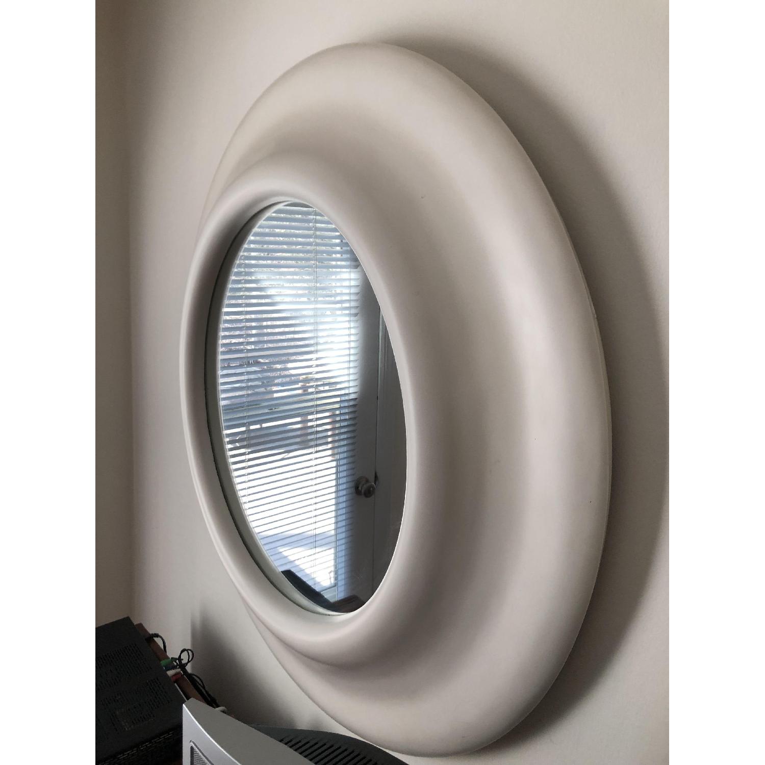 Bullnose Mid Century Plaster Frame Mirror - image-3