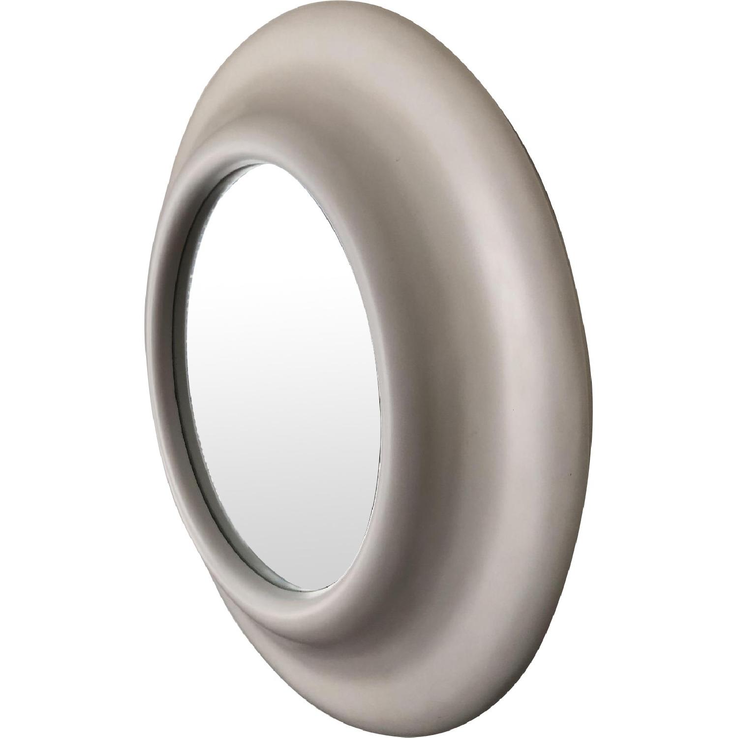 Bullnose Mid Century Plaster Frame Mirror - image-0