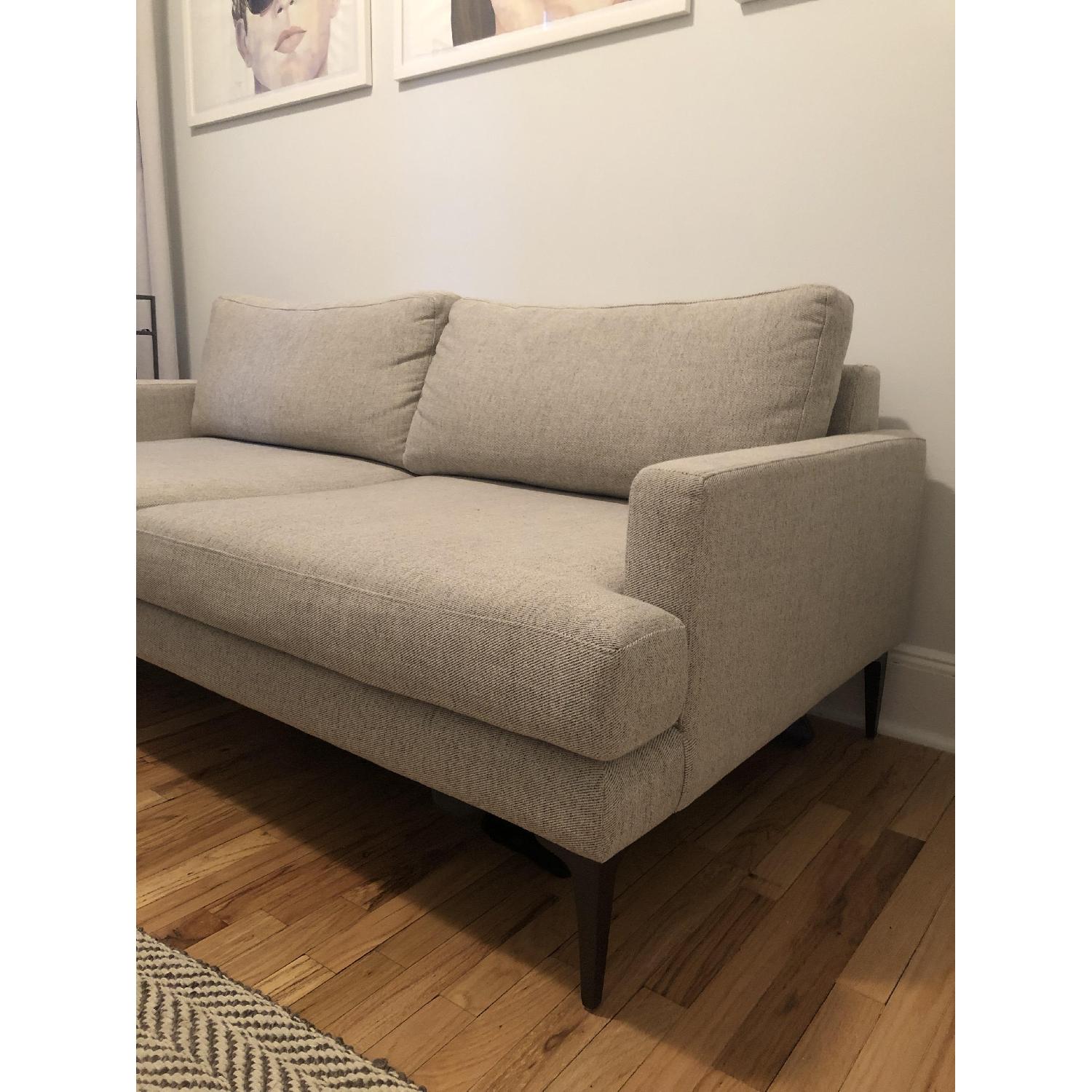 West Elm Andes Sofa in Stone Twill - image-2