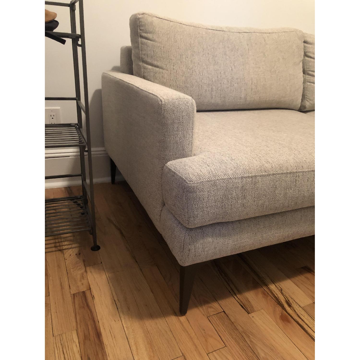 West Elm Andes Sofa in Stone Twill - image-3