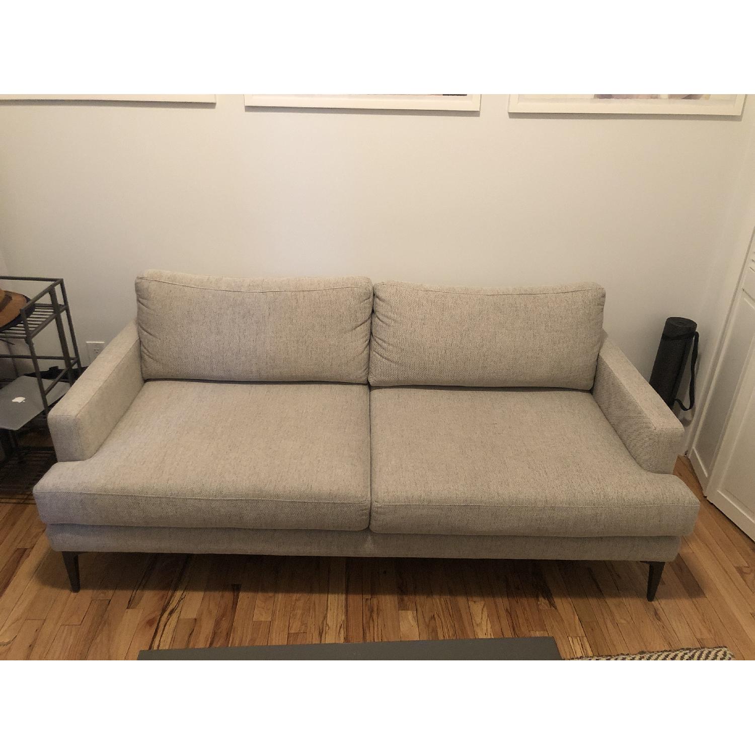 West Elm Andes Sofa in Stone Twill - image-5