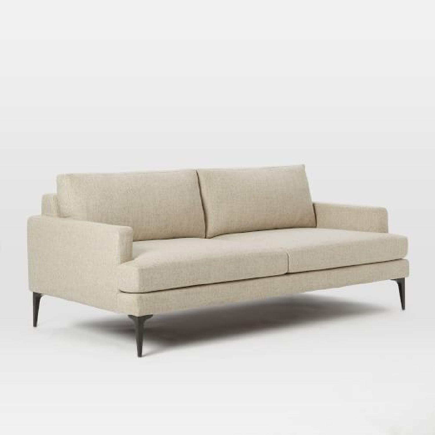 West Elm Andes Sofa in Stone Twill - image-6
