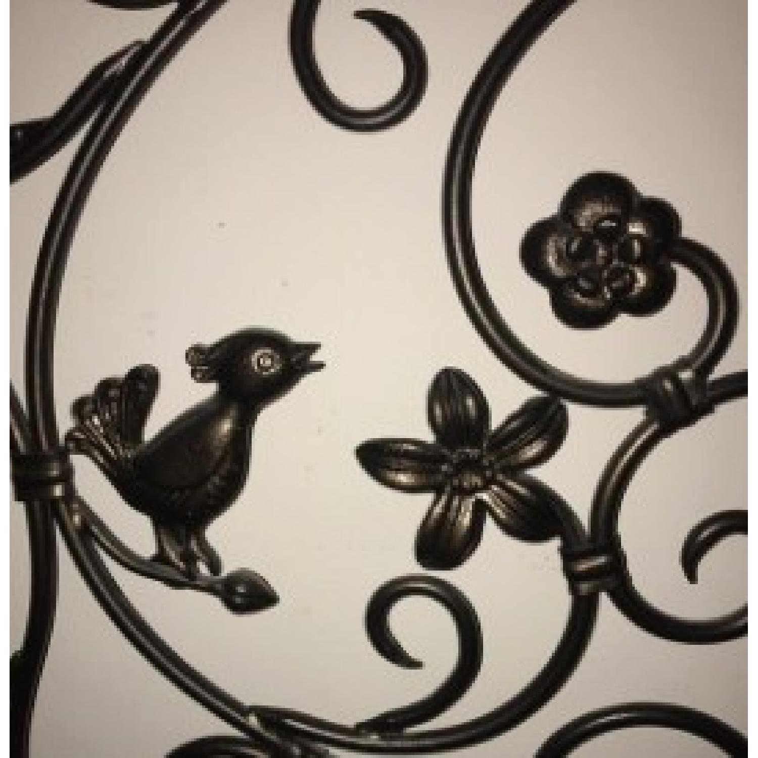 Anthropologie Cast Iron Dawning Lark Queen Headboard - image-2
