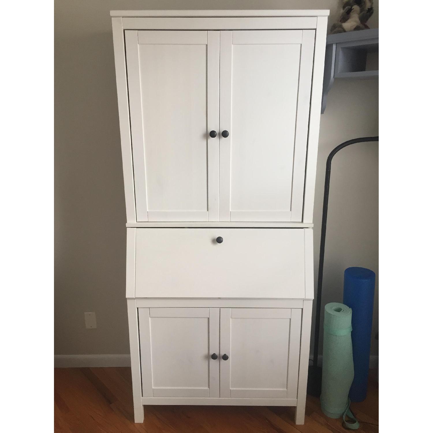 Ikea Hemnes Secretary Desk - image-1