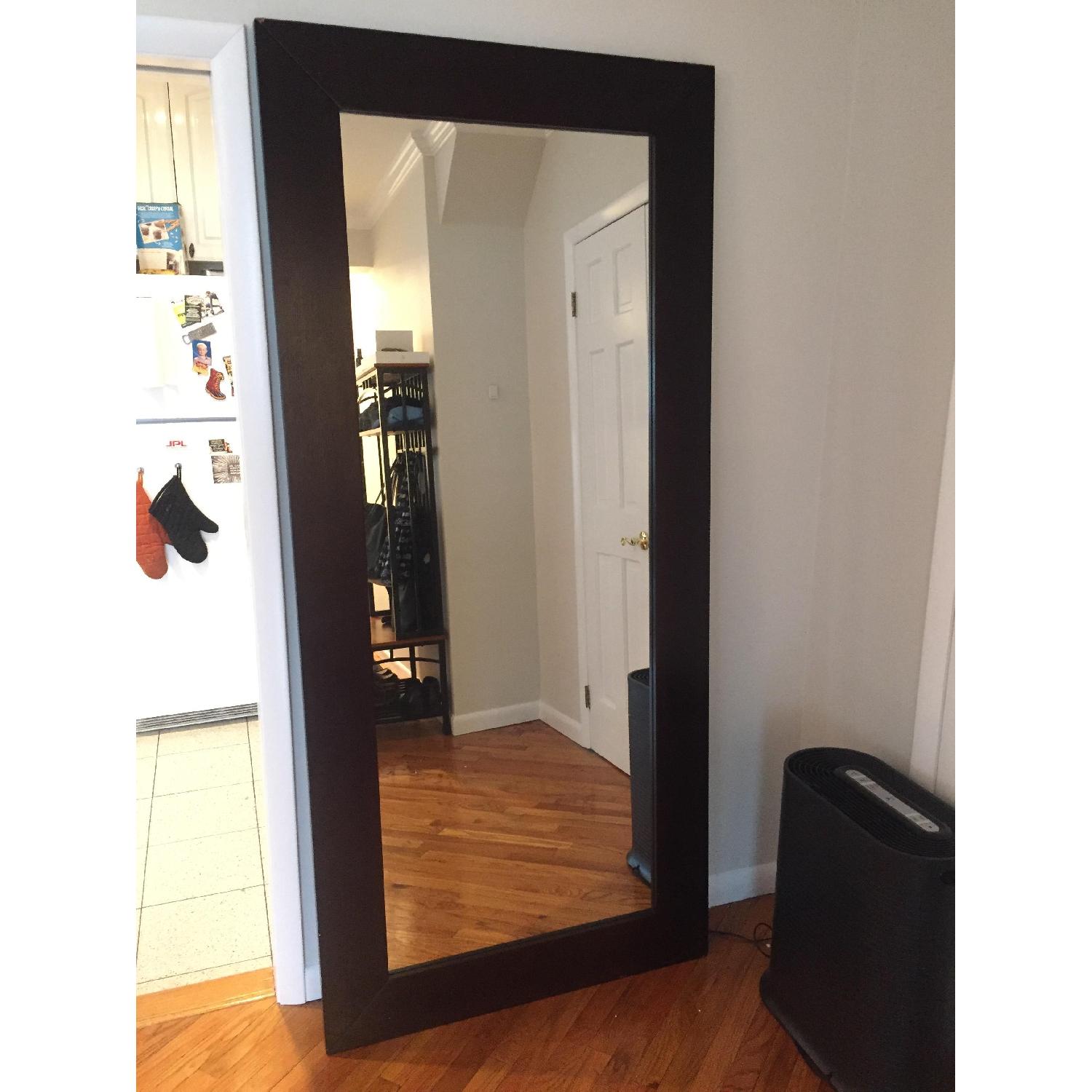 Modern Wood Frame Full Length Mirror - image-0