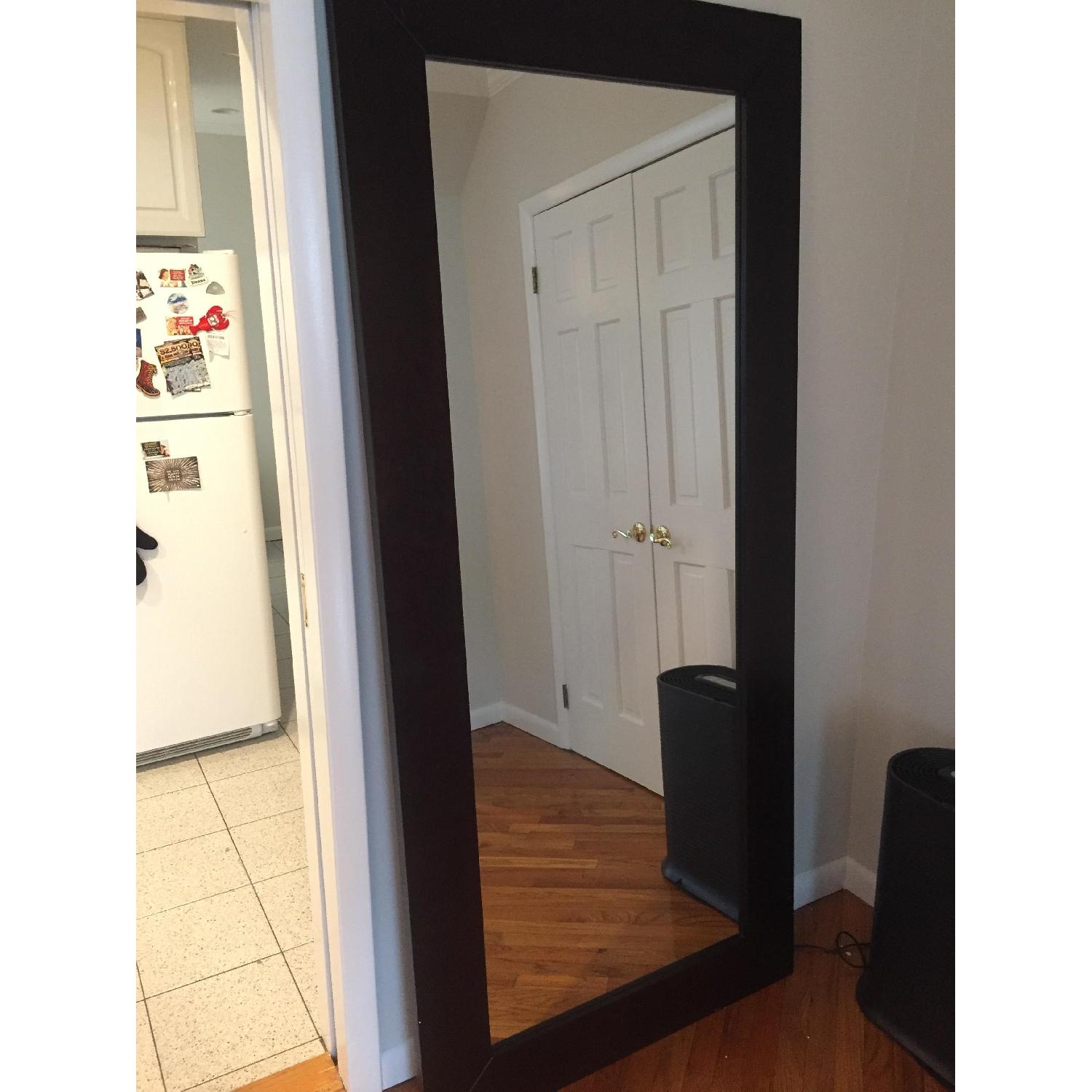 Modern Wood Frame Full Length Mirror - image-1