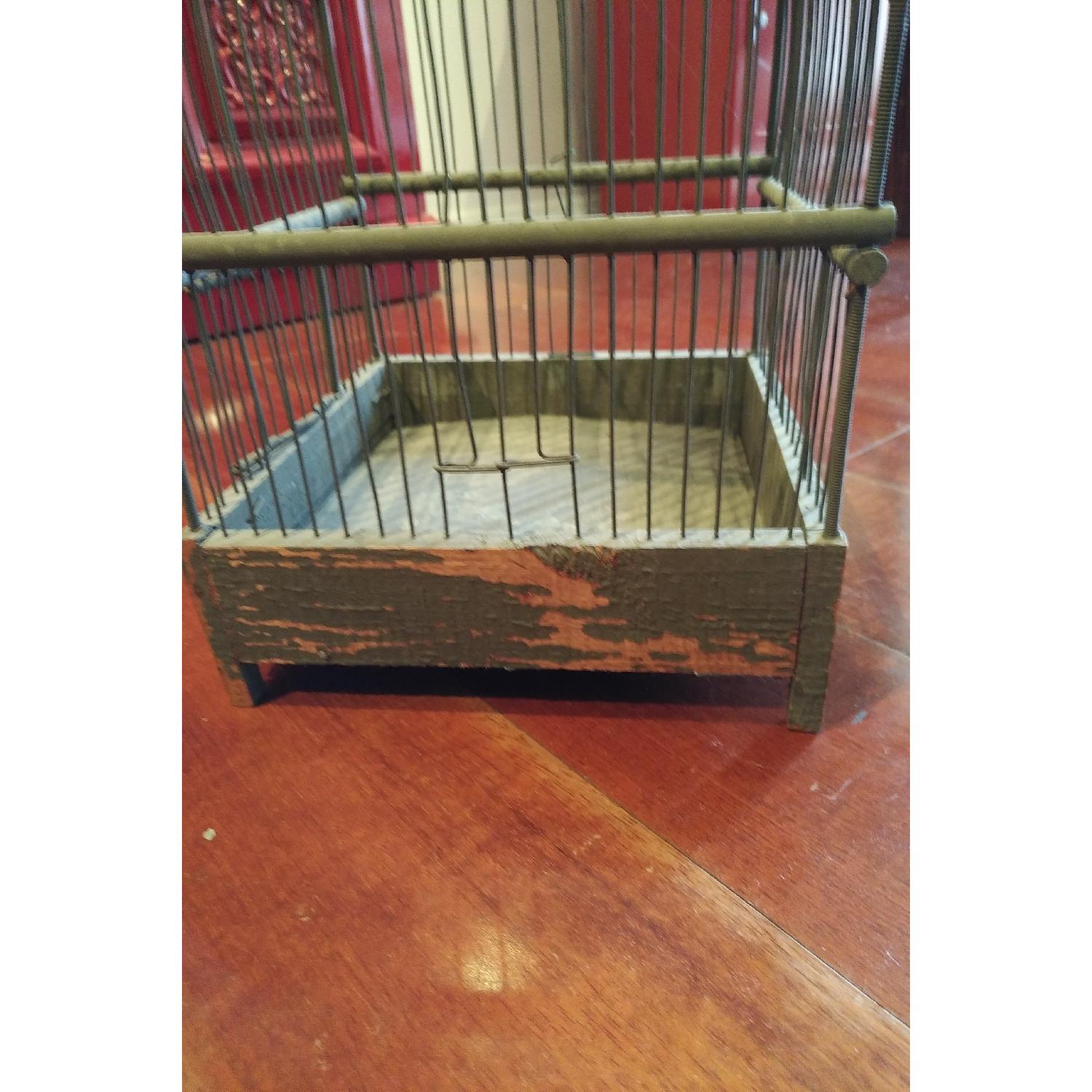 Vintage Shabby Chic Birdcage - image-1