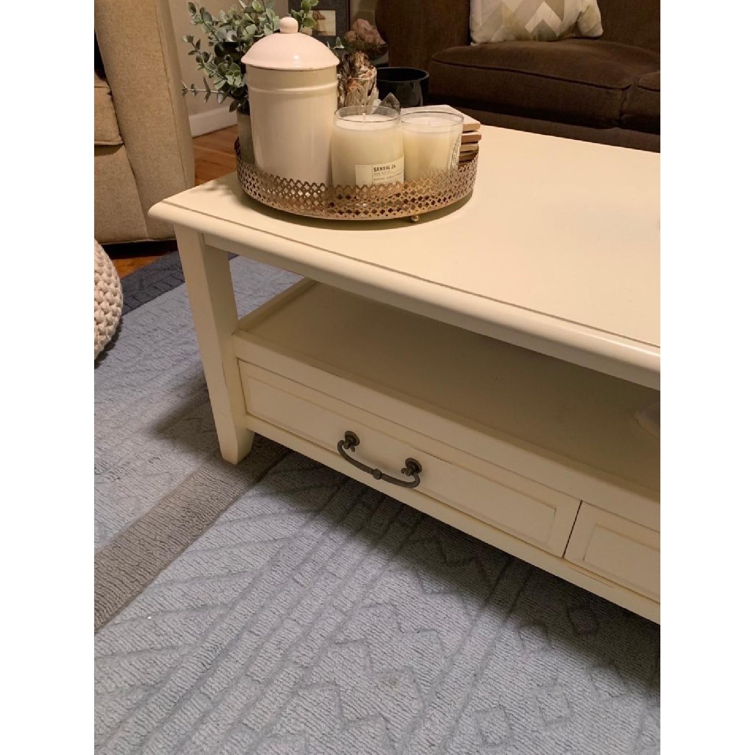 Pier 1 Anywhere White Coffee Table - image-3