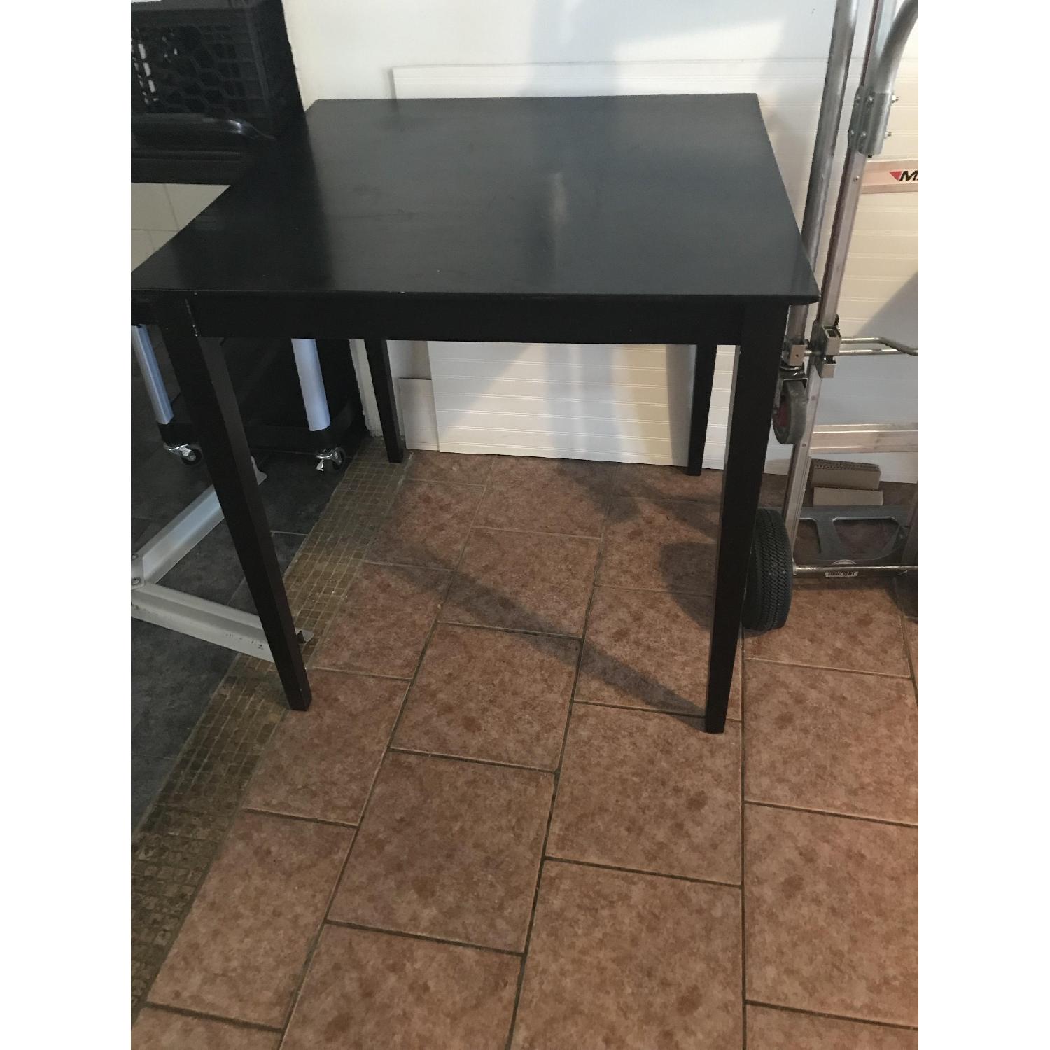 Wood Counter Height Square Table - image-1