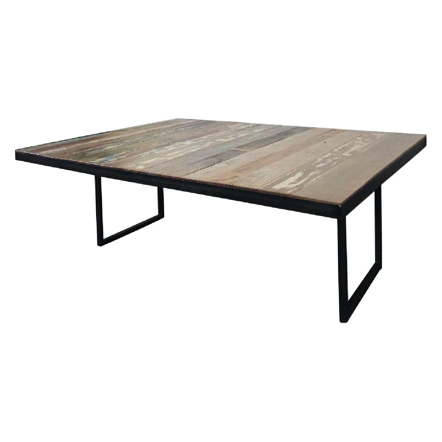 From The Source Reclaimed Wood Coffee Table AptDeco