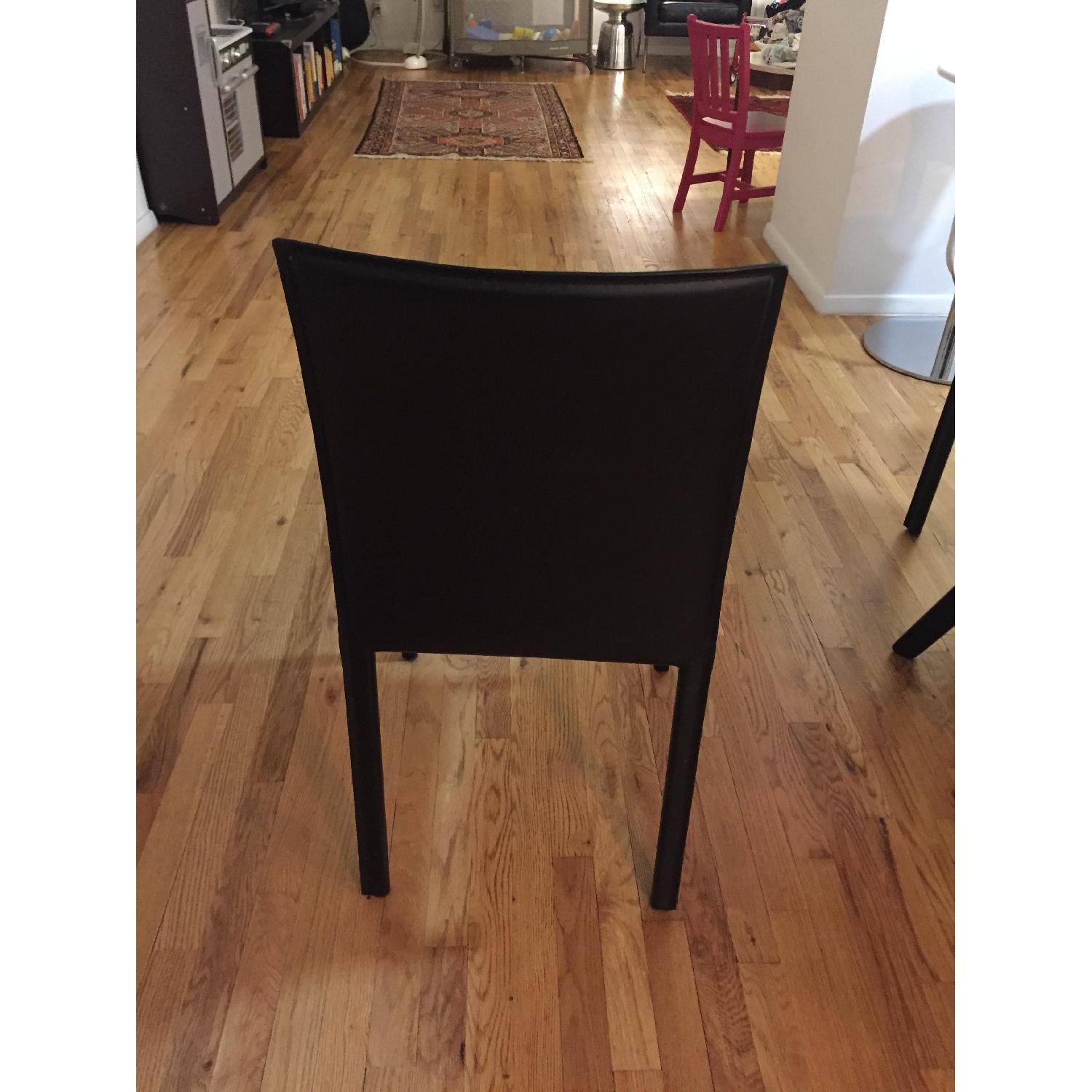 BoConcept Black Leather Dining Chairs - image-2