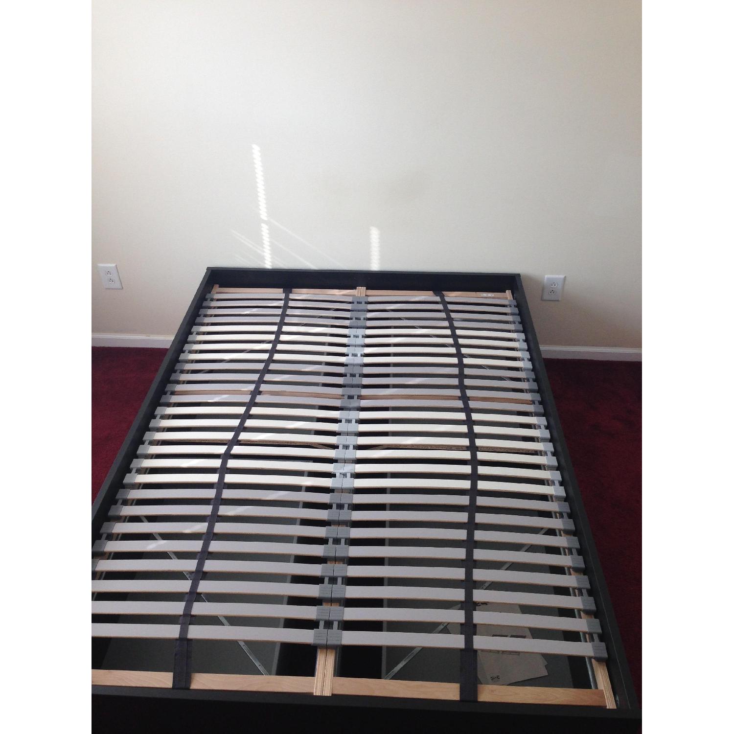 Ikea Brimnes Captains Full Size Bed w/ 4 Drawers - image-2