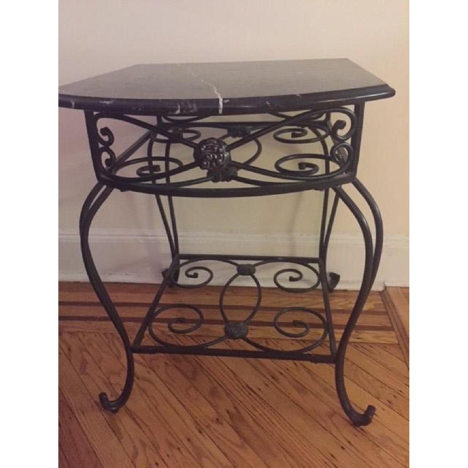 The Bombay Company Marble Top Side Table - image-3