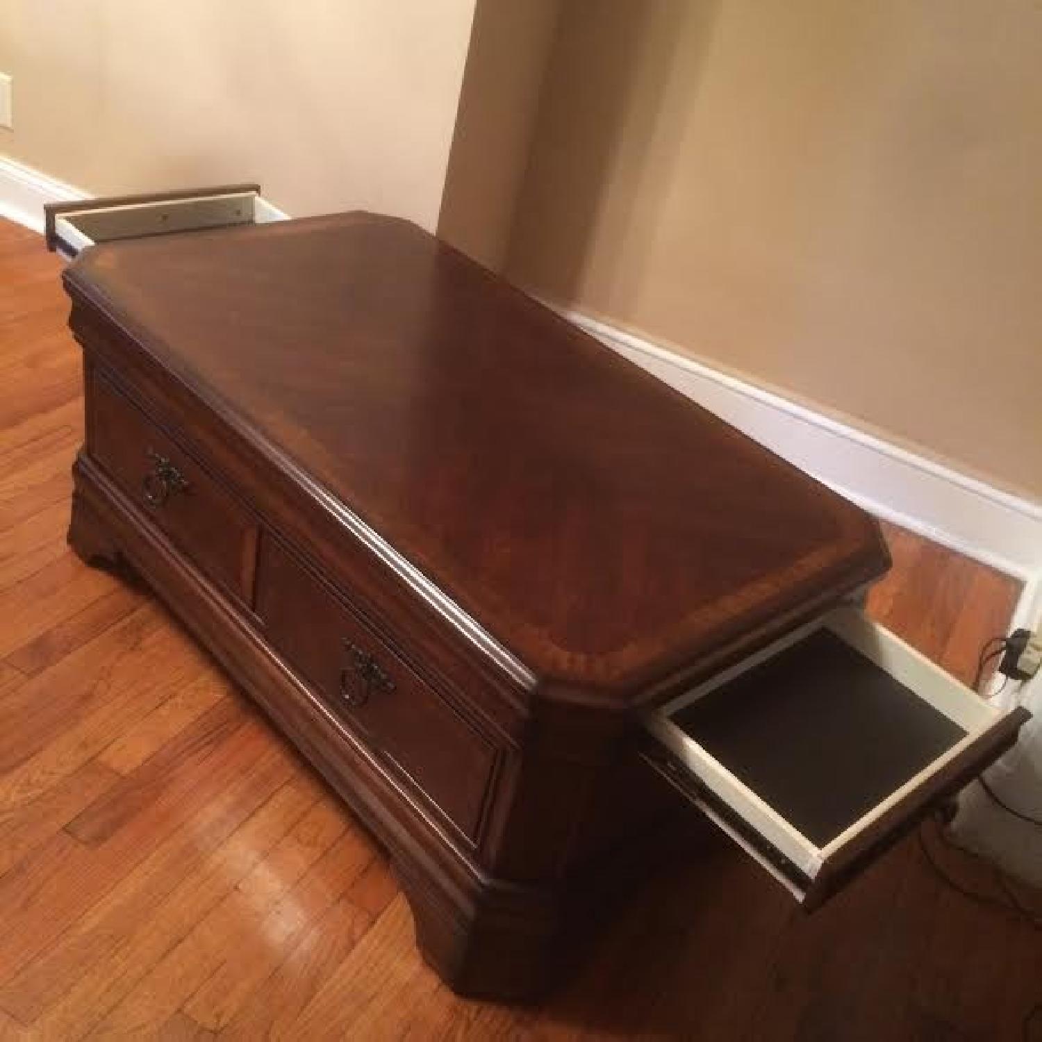 Wood TV/Cocktail Table - image-2