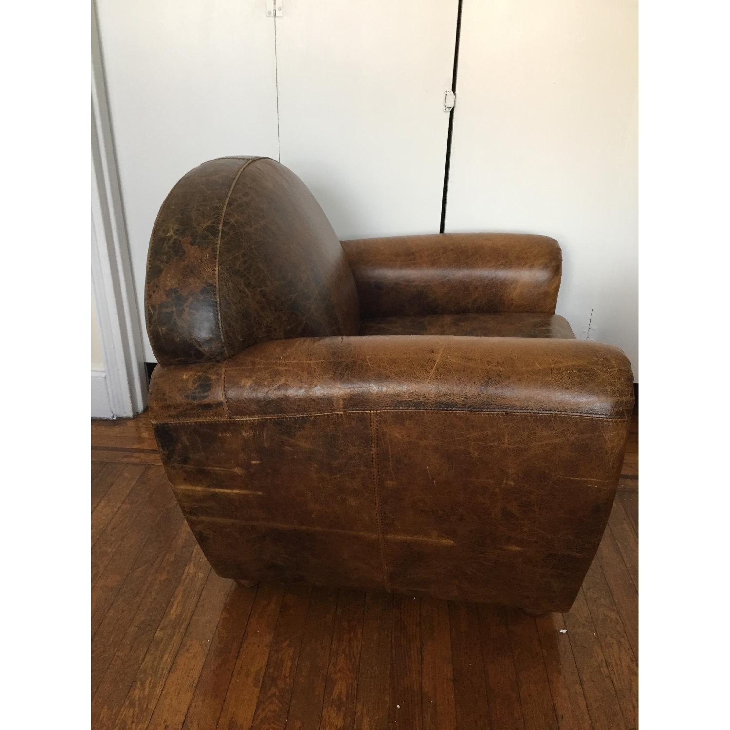 Brown Leather Chair - image-2