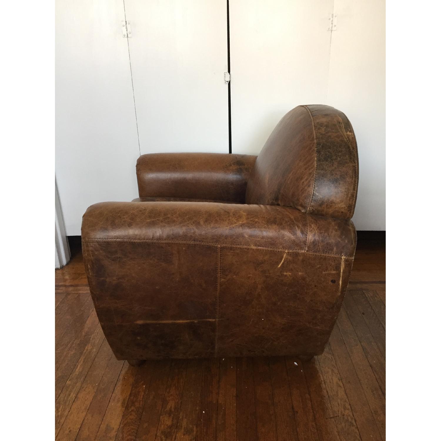 Brown Leather Chair - image-3