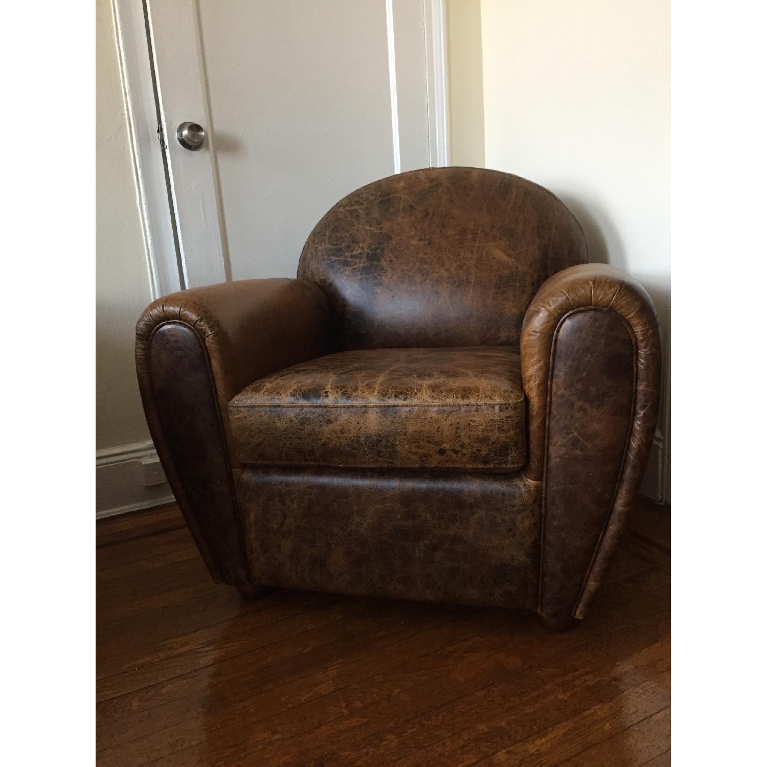 Brown Leather Chair - image-5