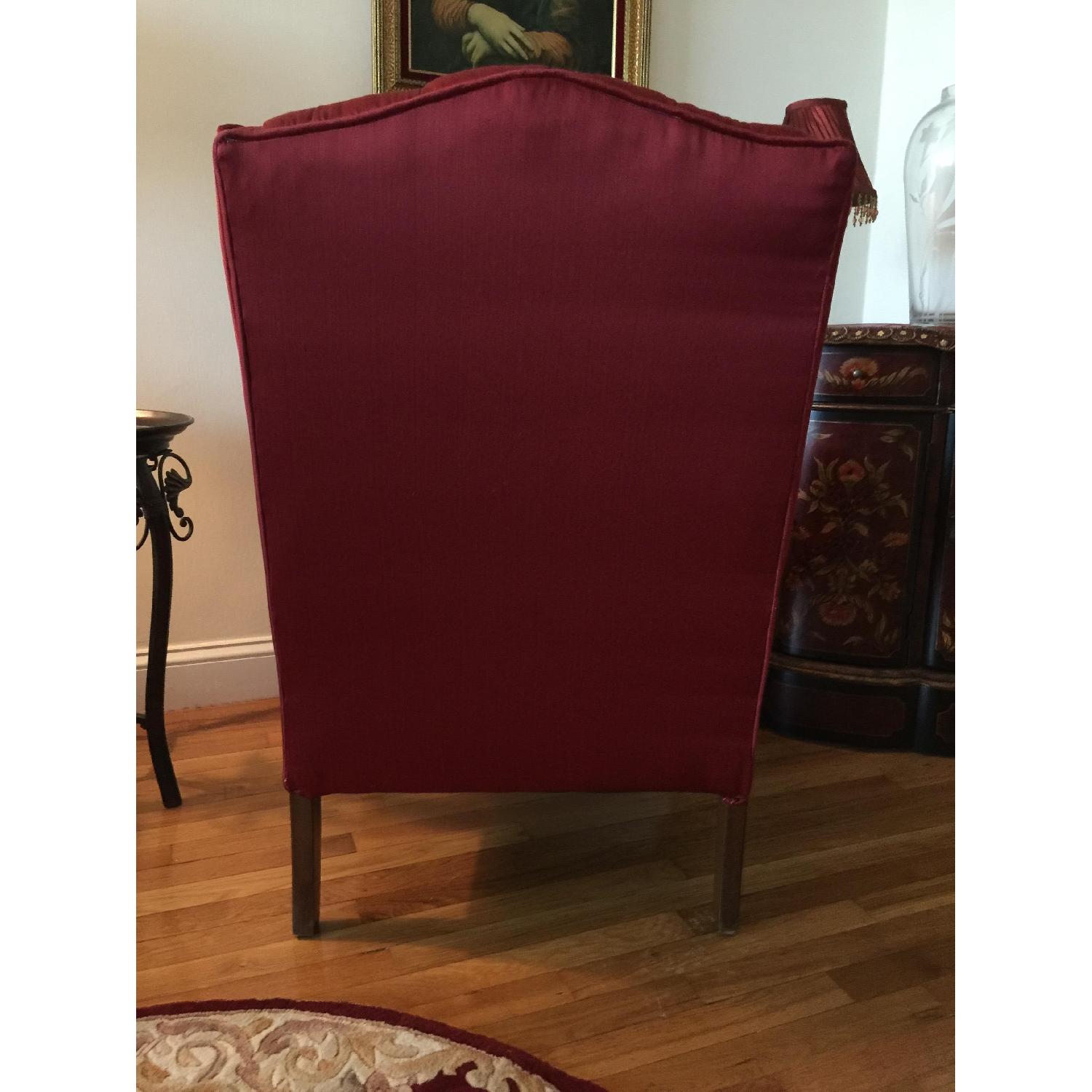 Red Wingtip Chair - image-4