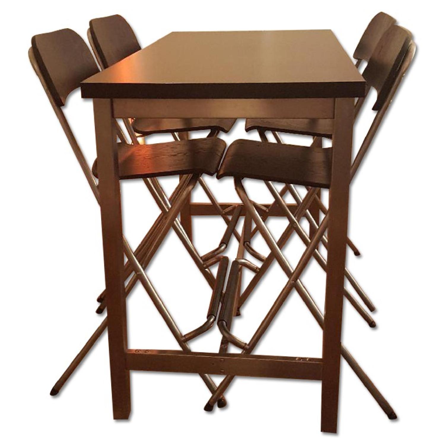 Ikea High Dining Table w/ 4 Chairs AptDeco