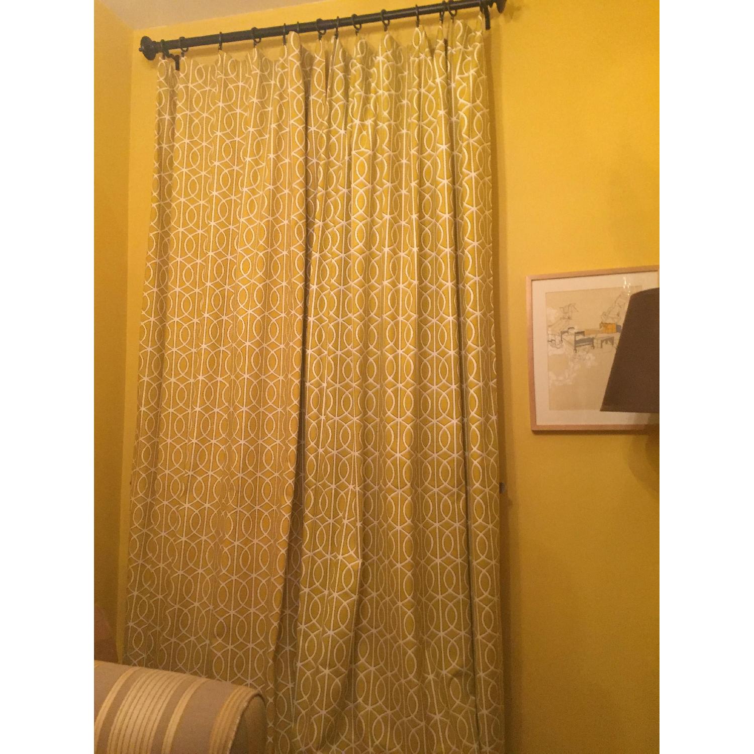 Long Curtains w/ 3 Matching Pillows - image-2