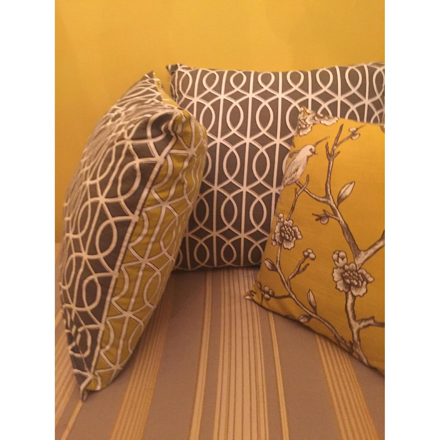 Long Curtains w/ 3 Matching Pillows - image-3