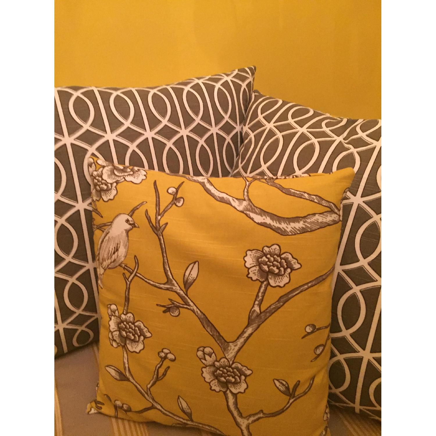 Long Curtains w/ 3 Matching Pillows - image-7