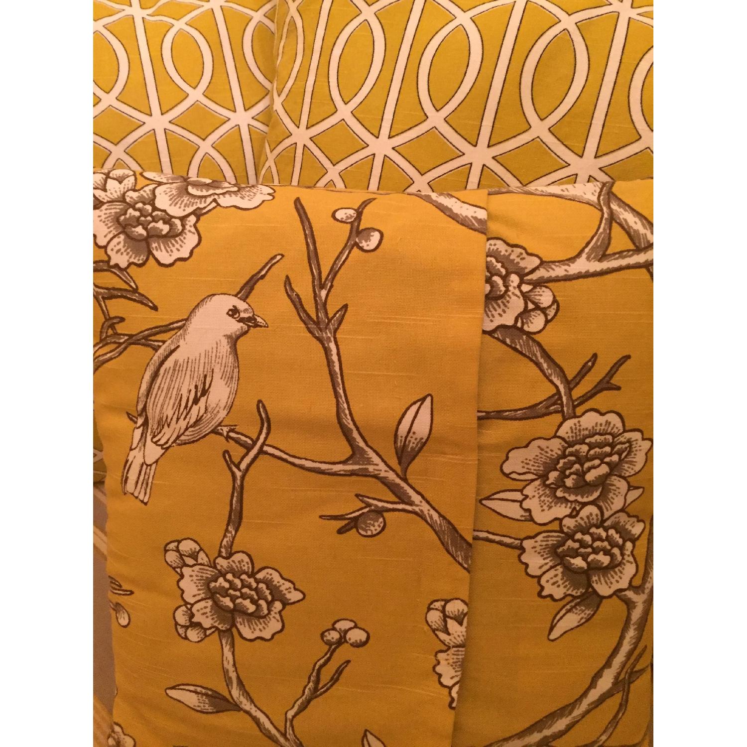 Long Curtains w/ 3 Matching Pillows - image-9