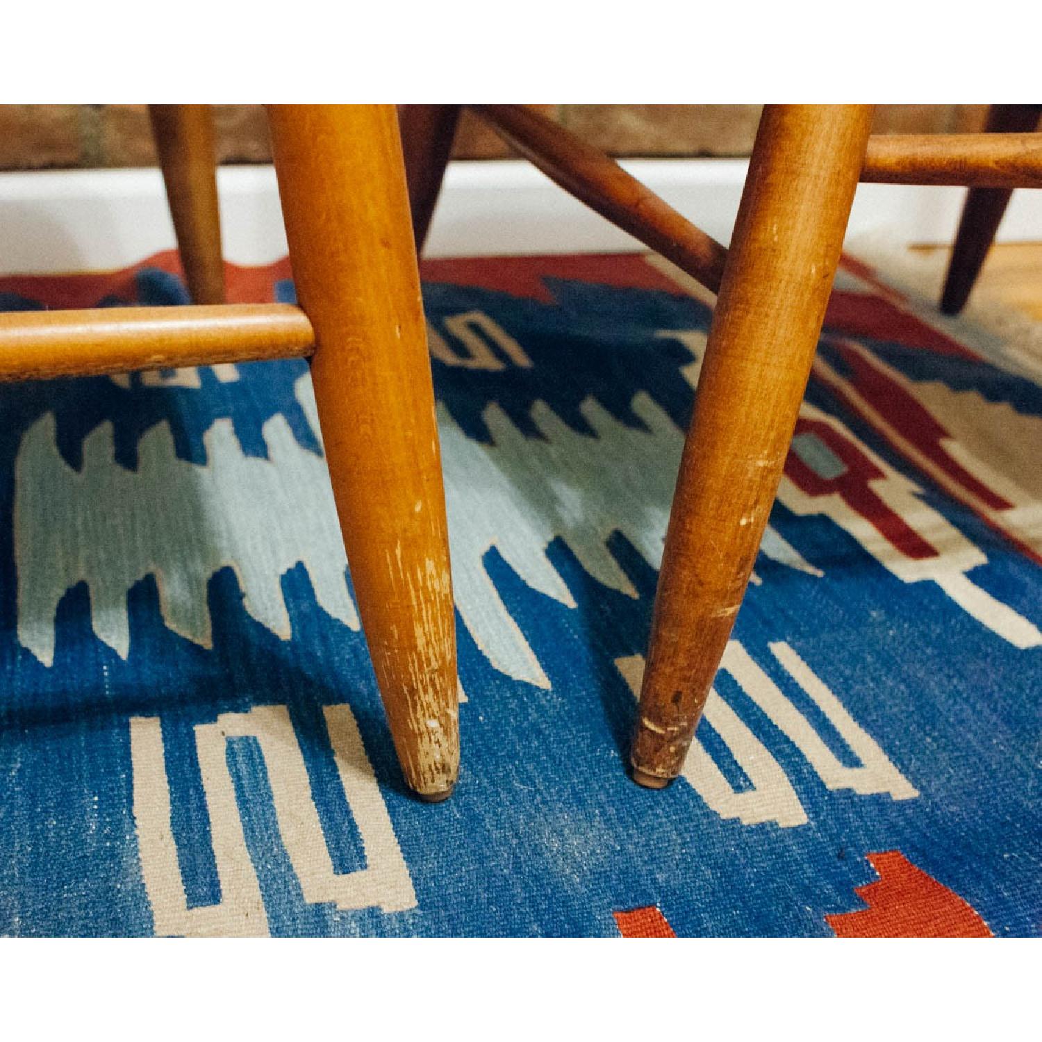 Vintage Cherry Wood Dining Chairs - image-3