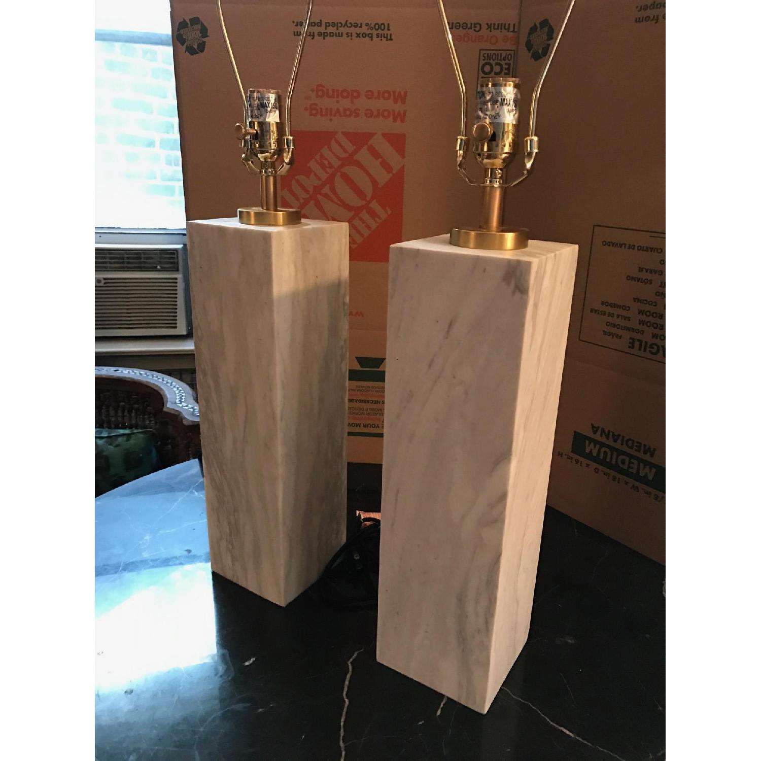 Jonathan Adler Marble Table Lamps - image-4