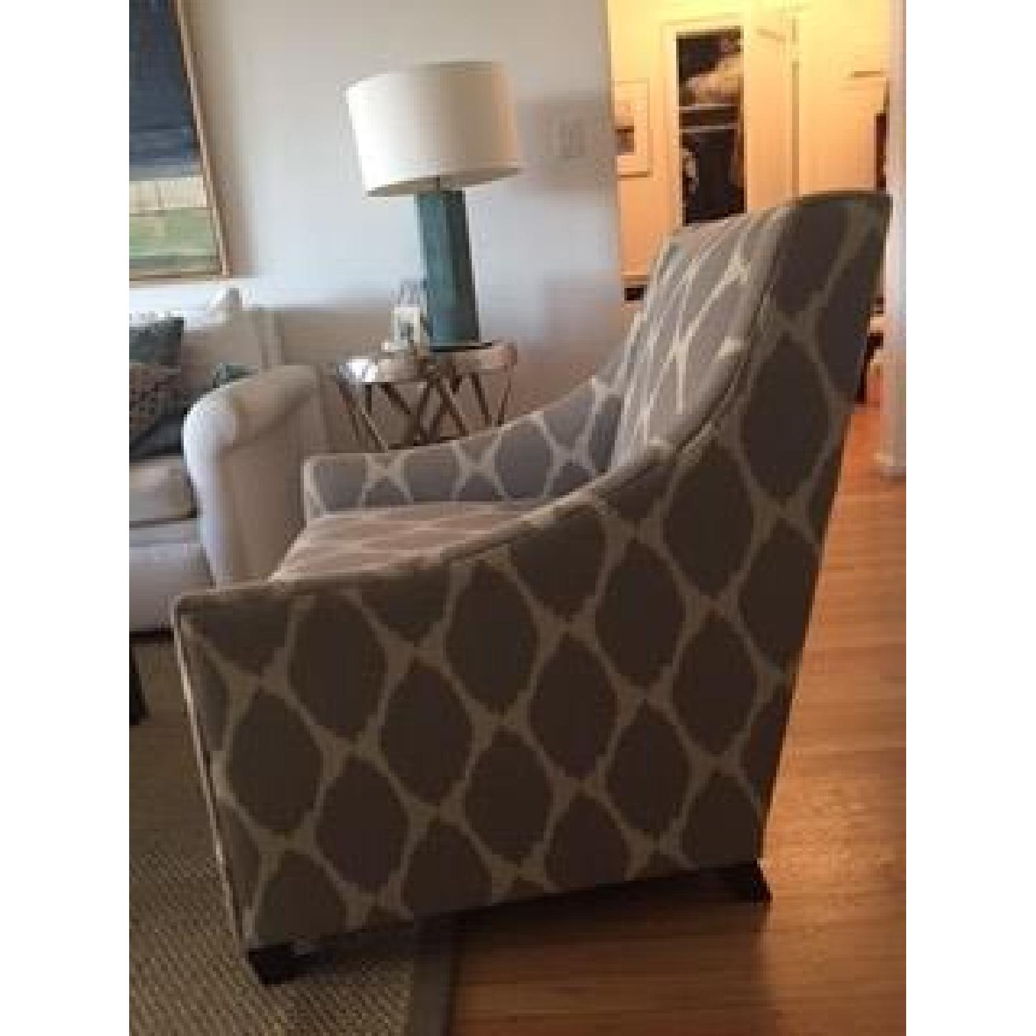West Elm Ikat Sweep Armchairs - image-3