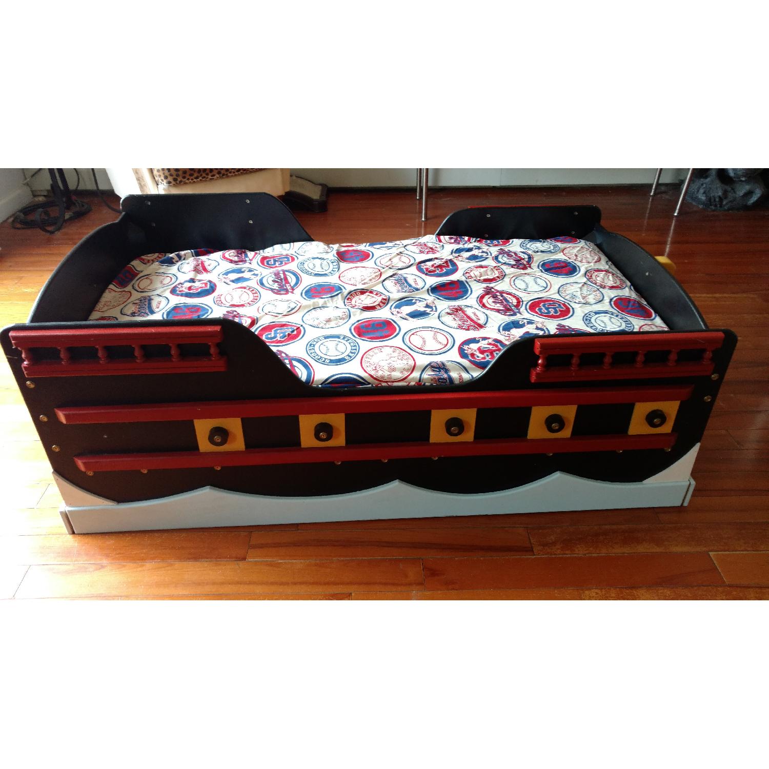 Pirate Ship Toddler Bed - image-2