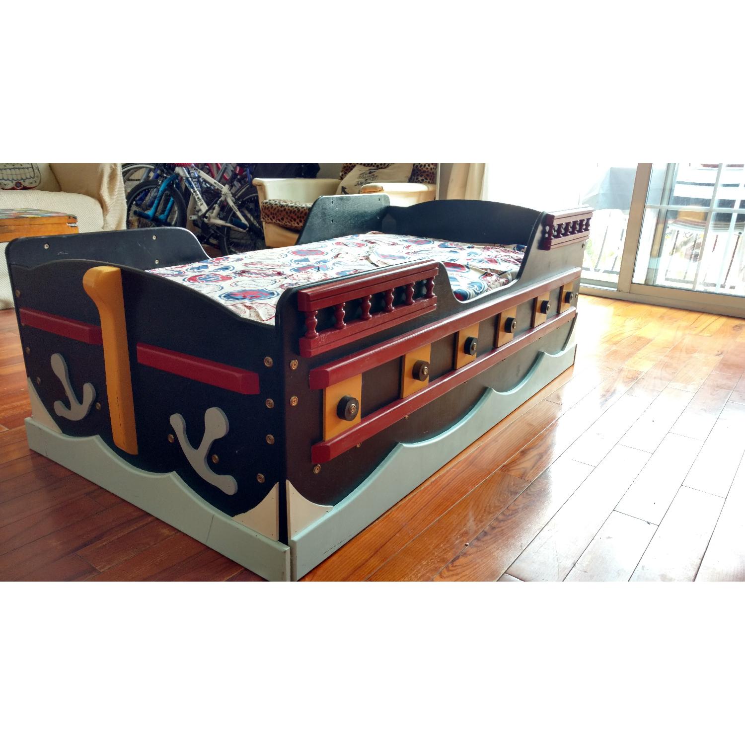 Pirate Ship Toddler Bed - image-4