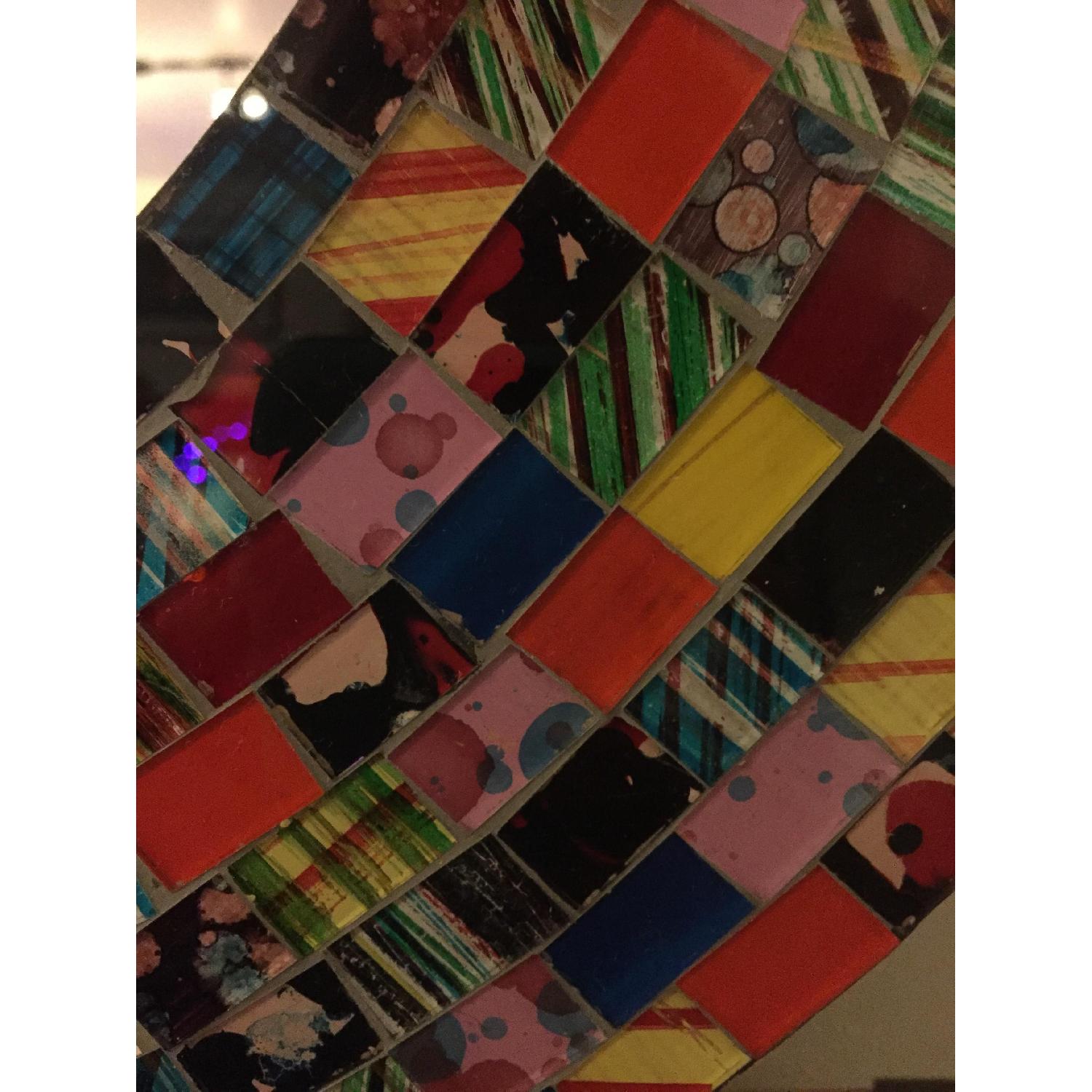 Pottery Barn Round Mosaic Wall Mirror - image-2