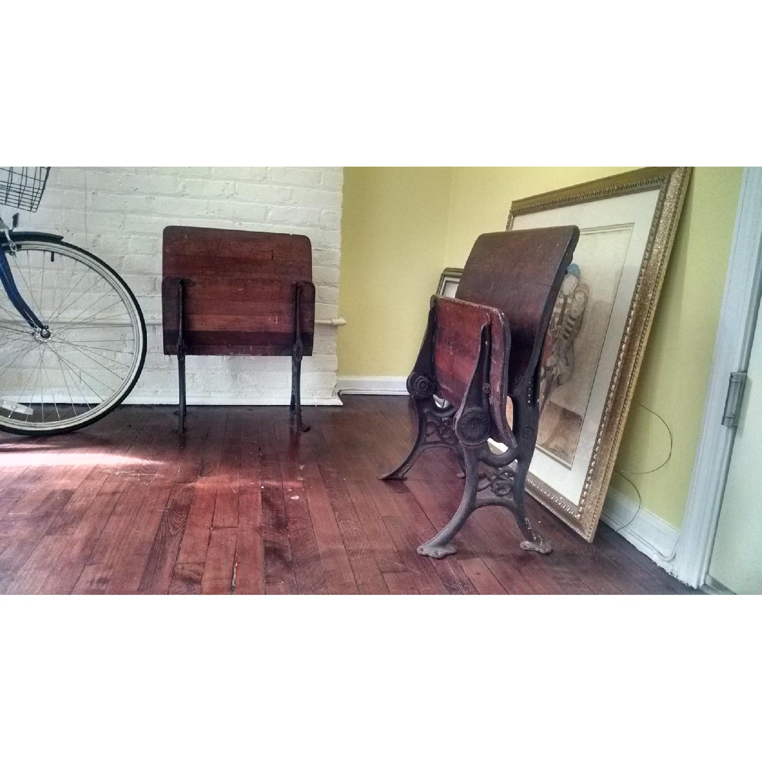 Antique Folding Bench - image-6