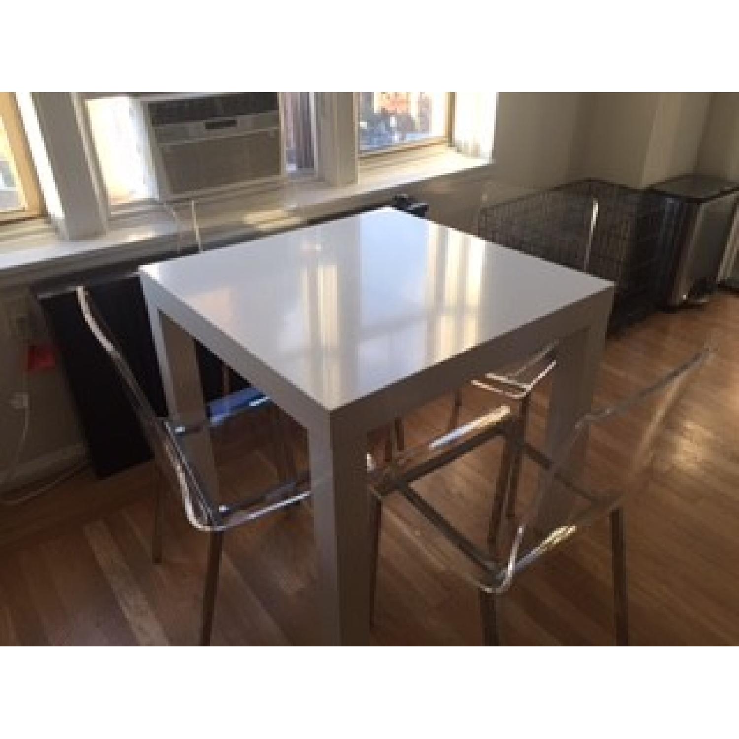 CB2 Vapor Acrylic Chairs - image-3