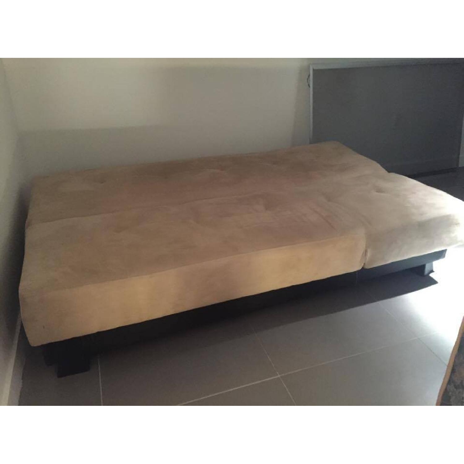 Lifestyle Solutions Serta Dream Convertible Sofa in Harvard Khaki - image-2