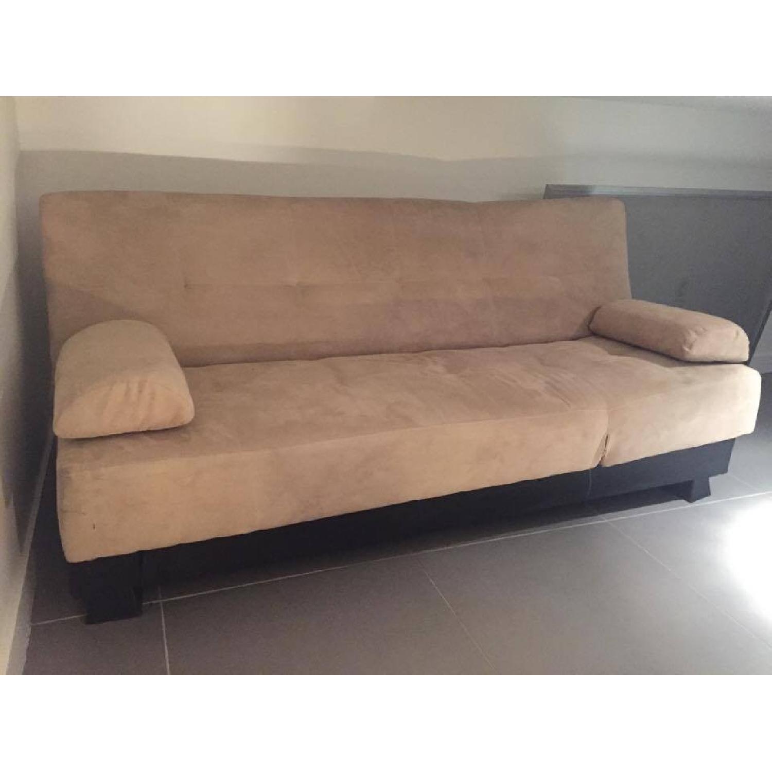 Lifestyle Solutions Serta Dream Convertible Sofa in Harvard Khaki - image-3