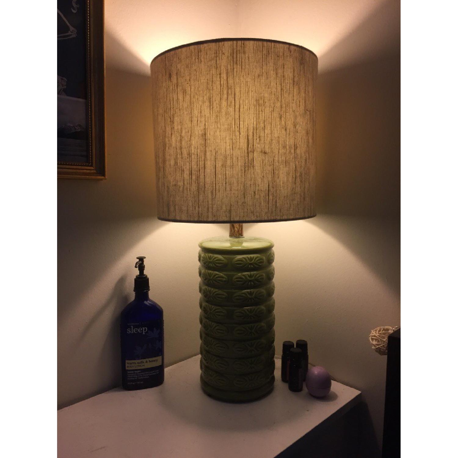 Urban Outfitters Green Table Lamp - image-2