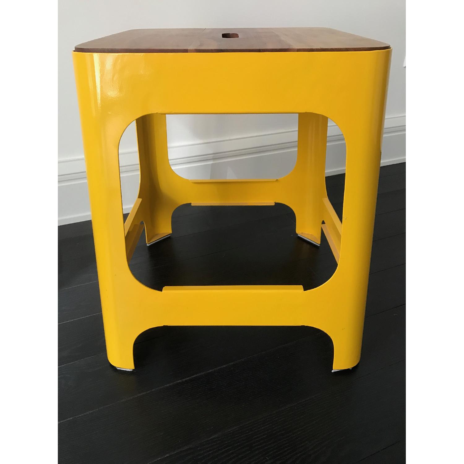CB2 Hitch Marigold Stepping Stool - AptDeco