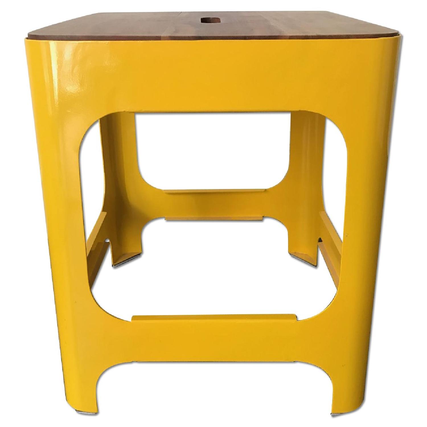 CB2 Hitch Marigold Stepping Stool - AptDeco