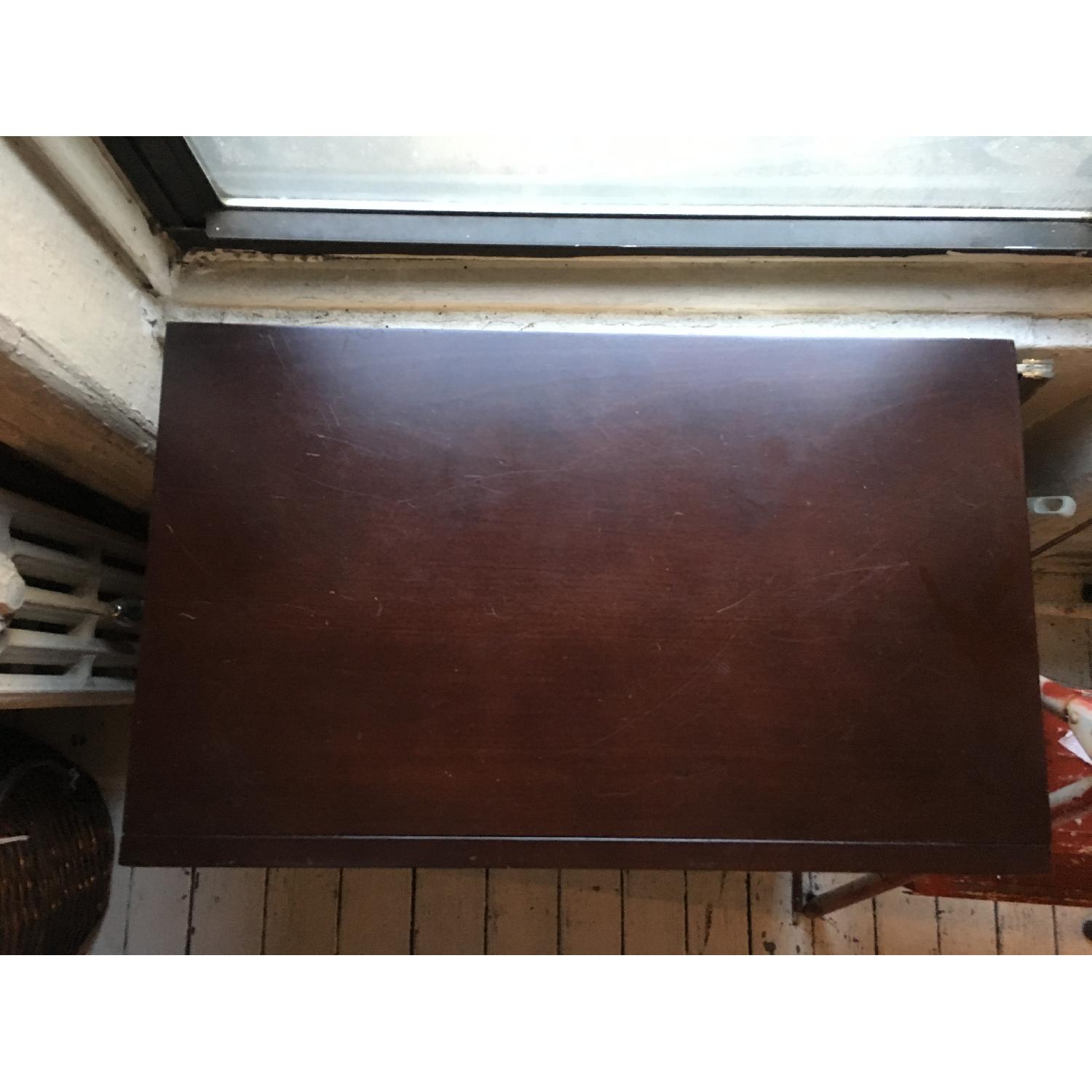 Dark Brown Modern 2 Drawer Bedside Table - image-7