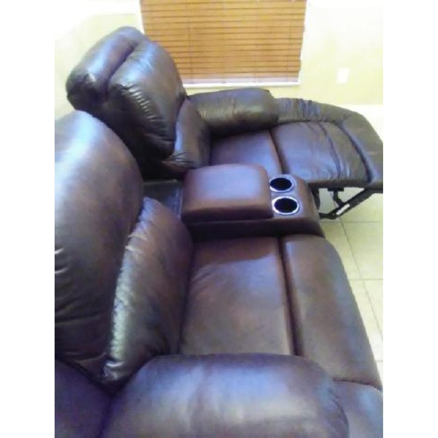 Reclining Chair w/ Remote Control Holder - image-1